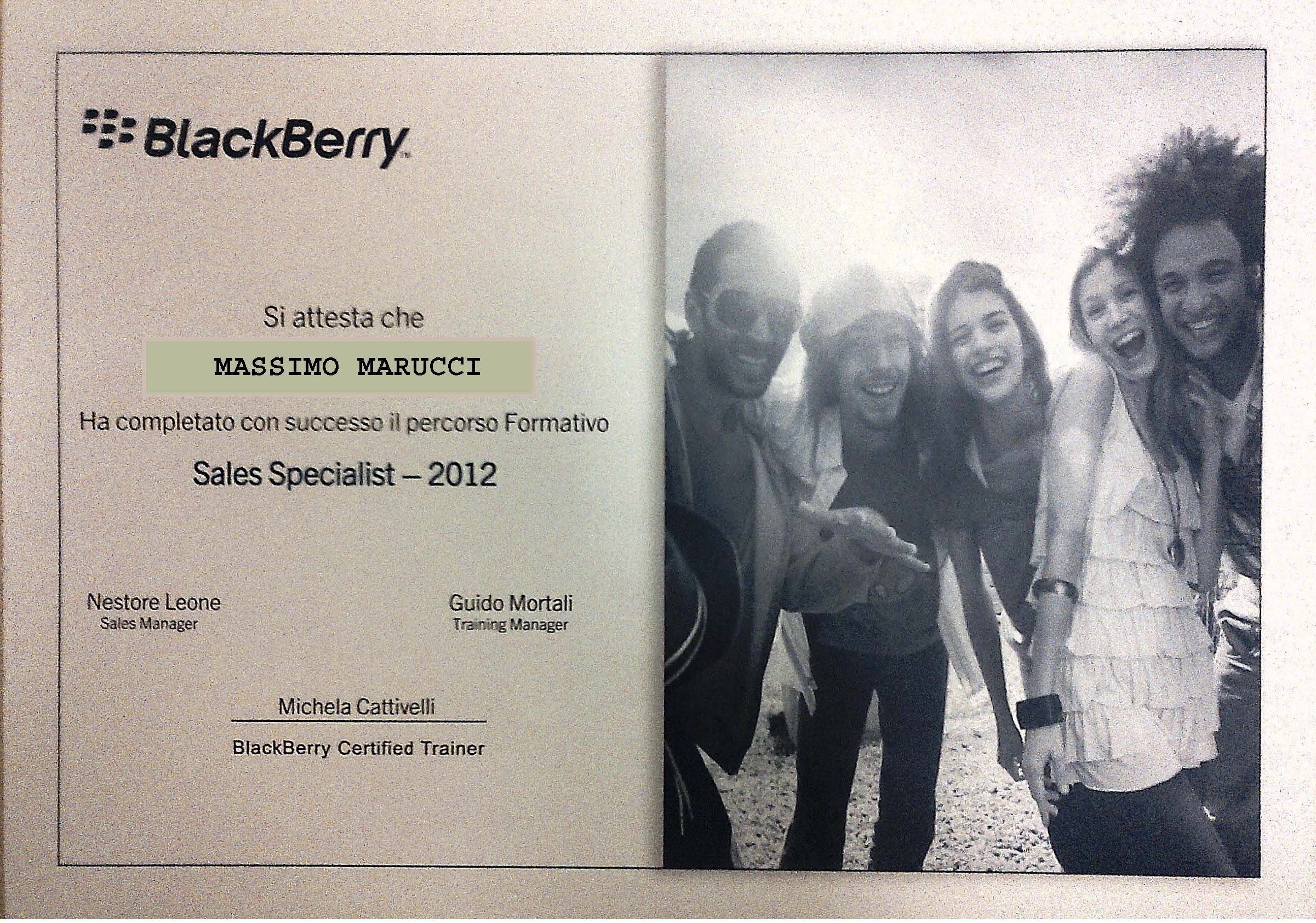 BLACKBERRY SPECIALIST