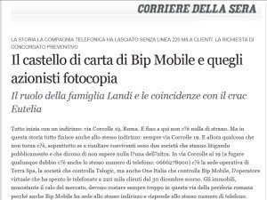 Il castello di carta di Bip Mobile e quegli azionisti fotocopia