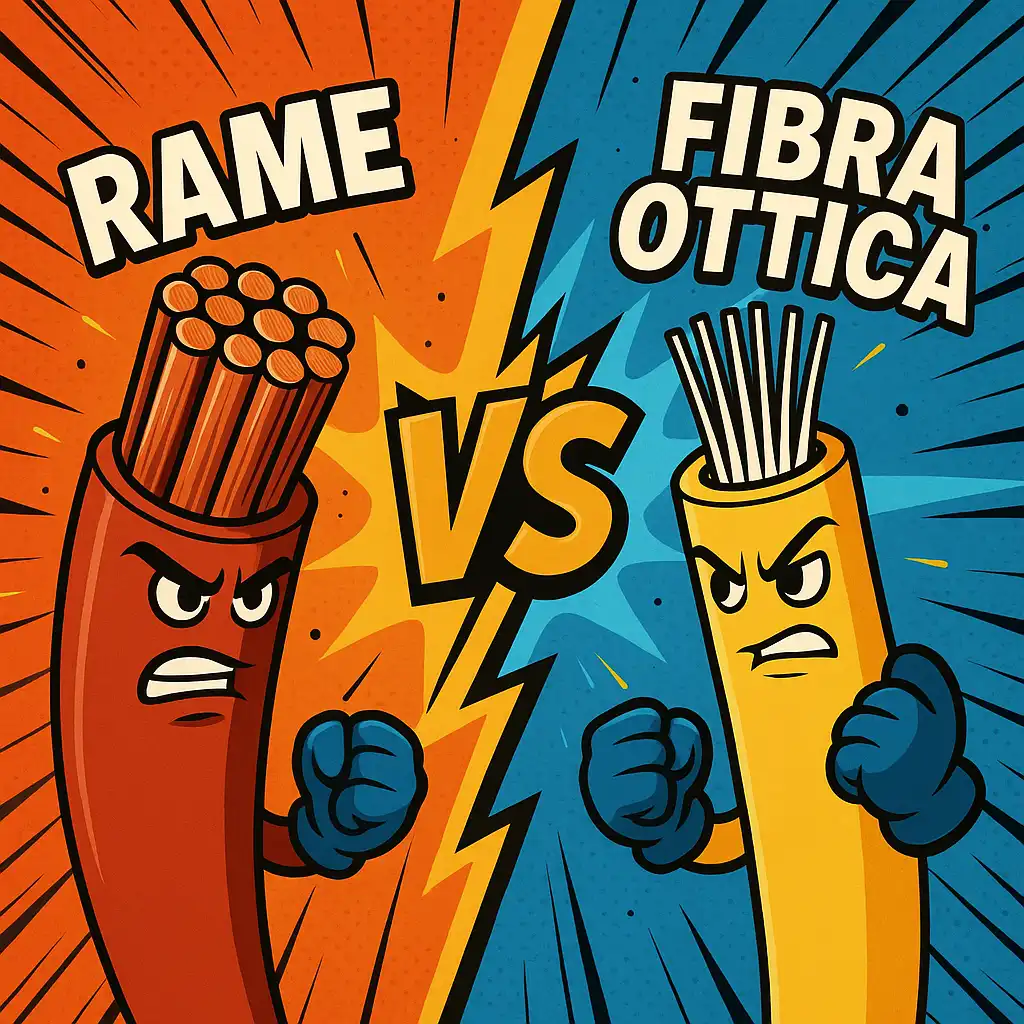 confronto tra cavo in fibra ottica e cavo in rame – fibra ottica vs rame
