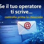 Copertina articolo su come riconoscere una mail dell’operatore telefonico autentica controllando il dominio dopo la chiocciola
