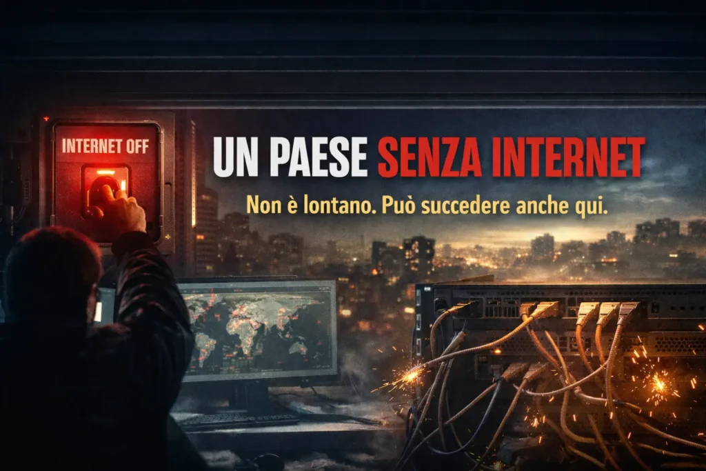 Un Paese senza Internet con blackout della rete e disservizi che possono colpire anche le PMI