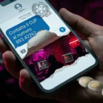 Esempio di SMS truffa finto CUP su smartphone con richiamo a numero a sovrapprezzo 893