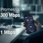 velocità internet instabile fwa speed test 1 mbps smartphone